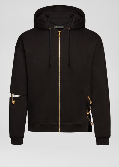 Versace Safety Pin Hoodie Herr - 590628PCJ